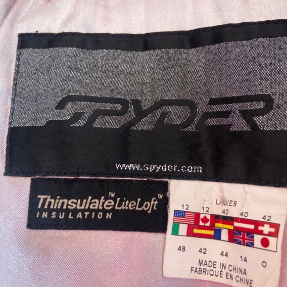 Spyder winter snow and sky jacket coat - Picture 3 of 8